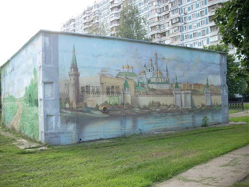 рисунок московского Кремля