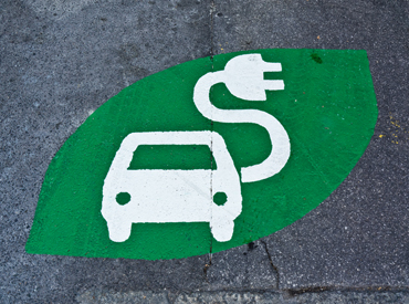 плакат электромобиль экология