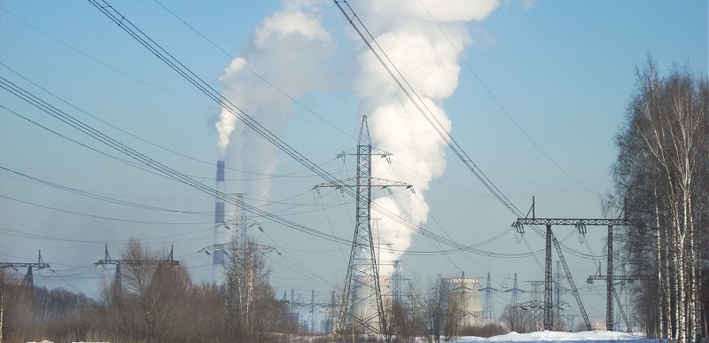 Высоковольтная линия электропередач (ЛЭП) Северной ТЭЦ, г. Мытищи
