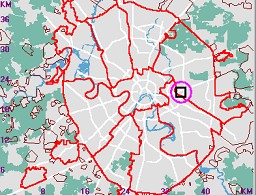 Карта - навигатор, расположение ТЭЦ на карте Москвы